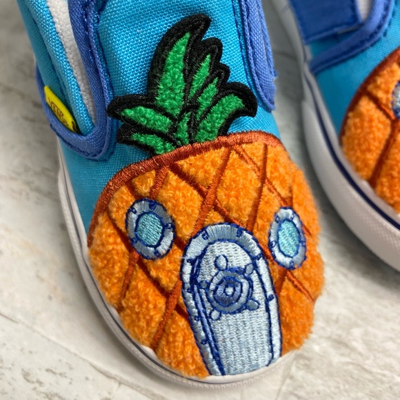 Vans SpongeBob slip-on Velcro Toddler sneakers - Picture 12 of 17